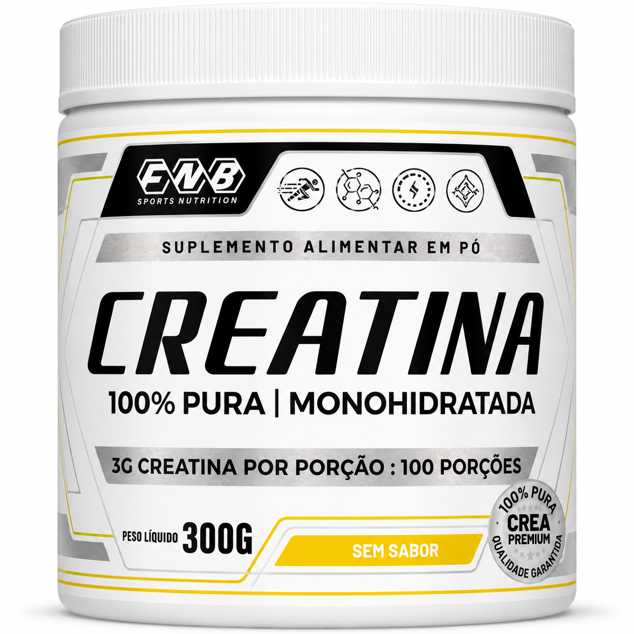 Creatina 100% Pura ENB 300g — Creatina Imperium Suplementos