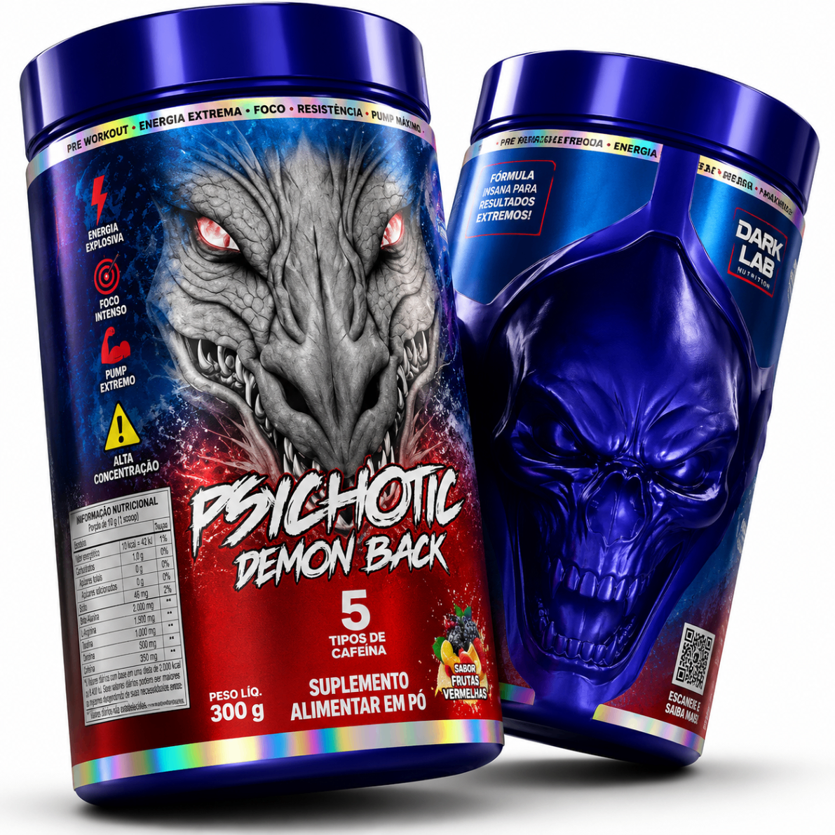 Psychotic Demon Back — Pré-Treino Imperium Suplementos