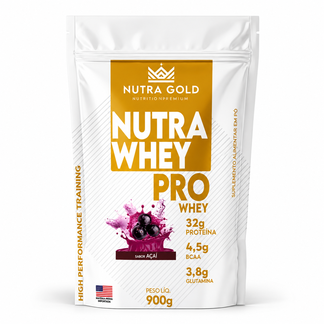 Nutra Pro Whey Açaí — Whey Protein Imperium Suplementos
