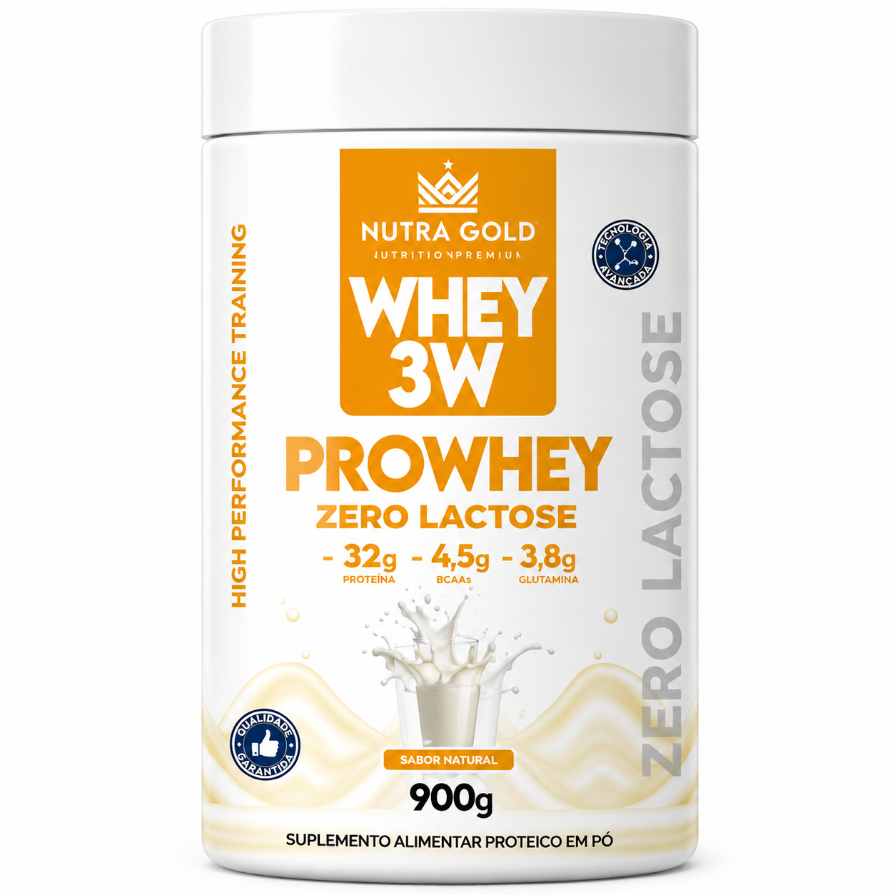 Prowhey Zero Lactose 900g — Whey Protein Imperium Suplementos